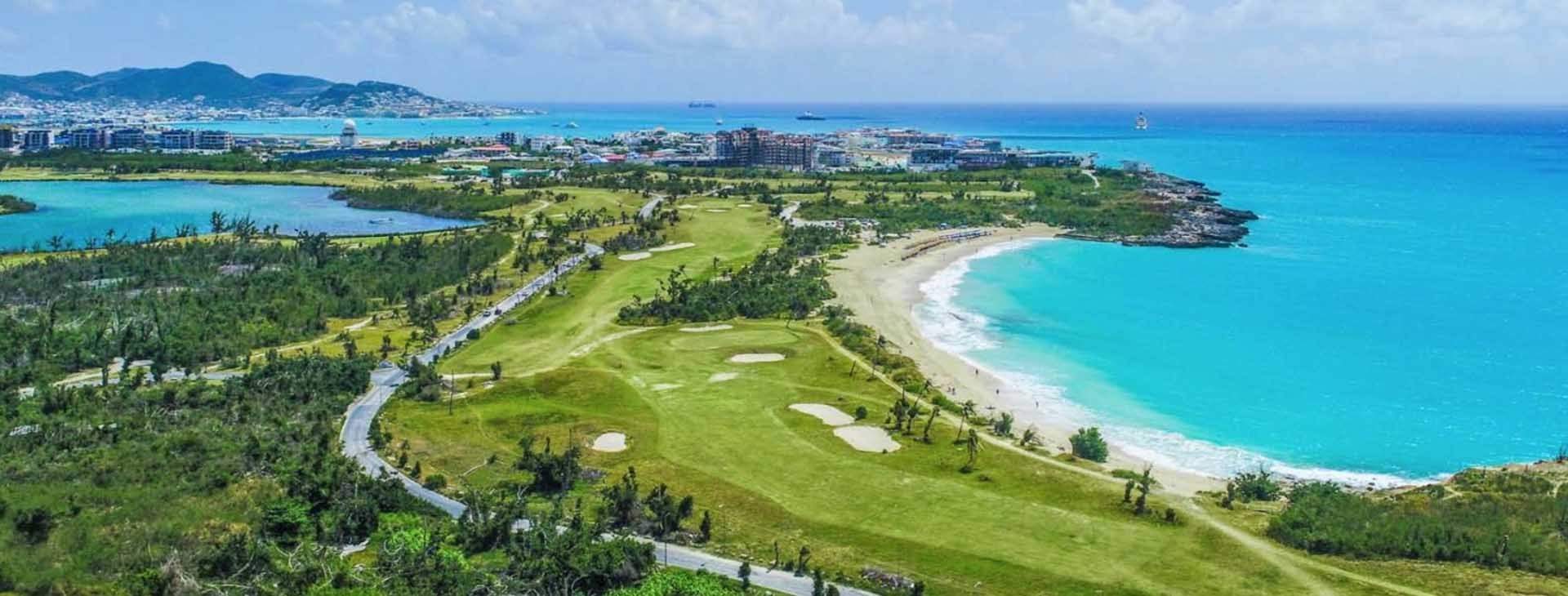 Mullet Bay is one of the most popular beaches on Sint Maarten for its excellent conditions