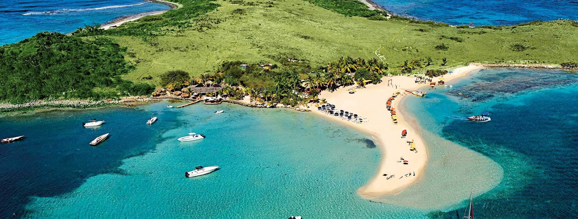 Pinel Island is quite a drive from most major areas but it is well worth the effort to get there