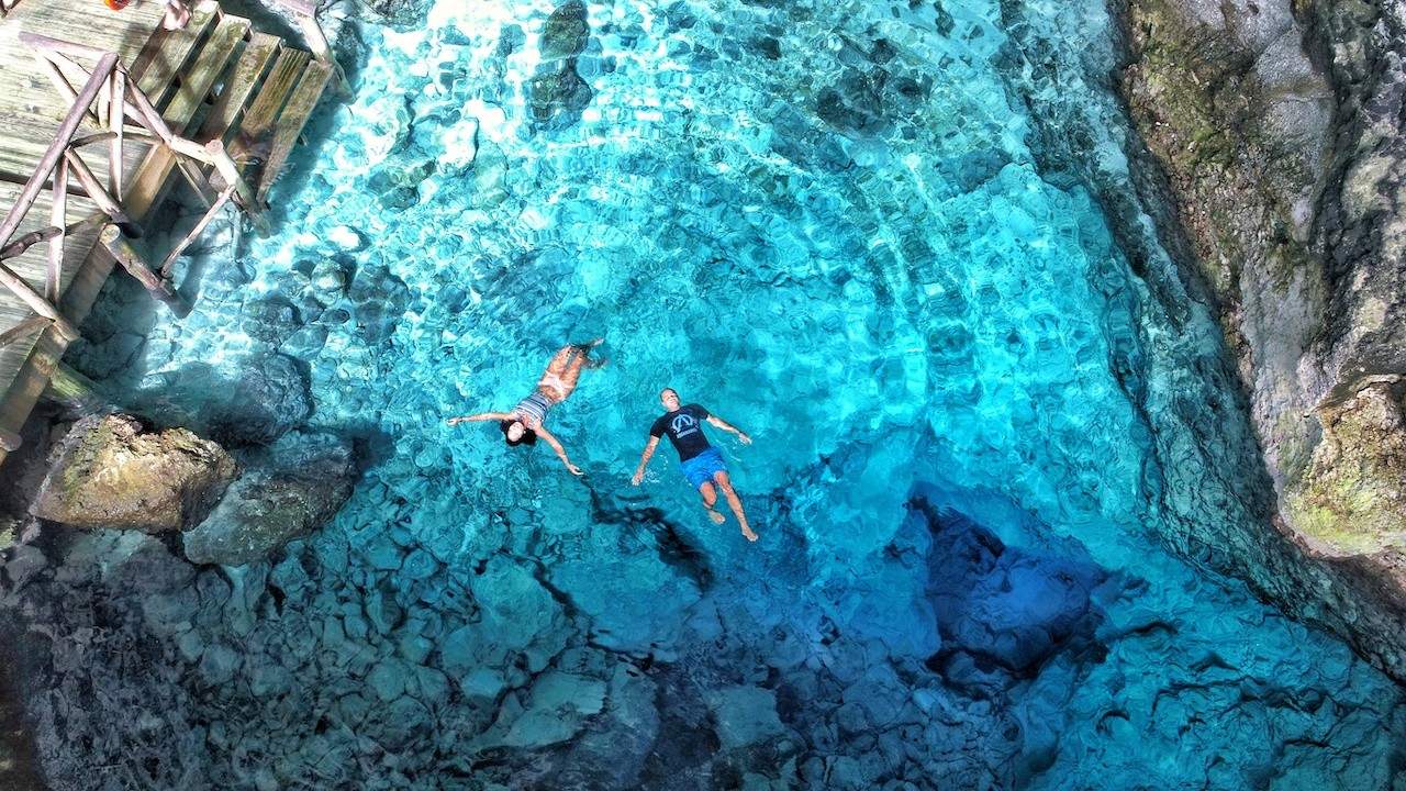 Pictures can’t do justice for this natural pool that if famous for its unreal beauty