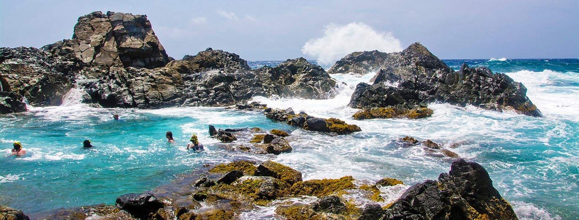 Embark on a guided UTV our Jeep tour to tackle the bumpy roads of the island