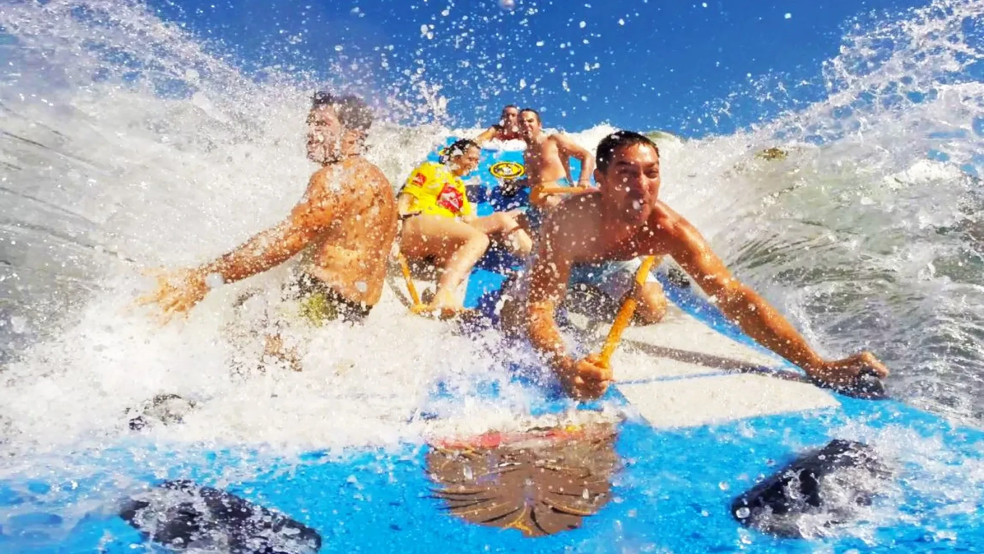 Supsquatch Surfing in Le Galion