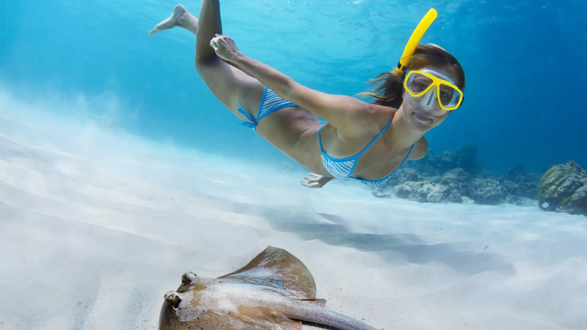 Pinel Island Snorkeling Trail Entrance in St. Martin