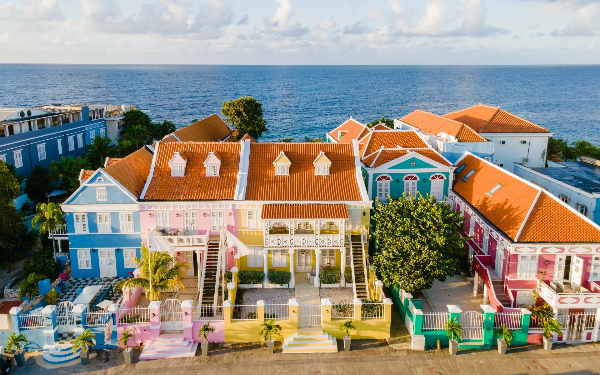 Curacao drone photography over Willemstad