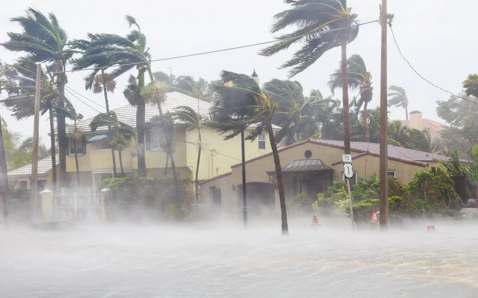 What to do in a hurricane - stay inside