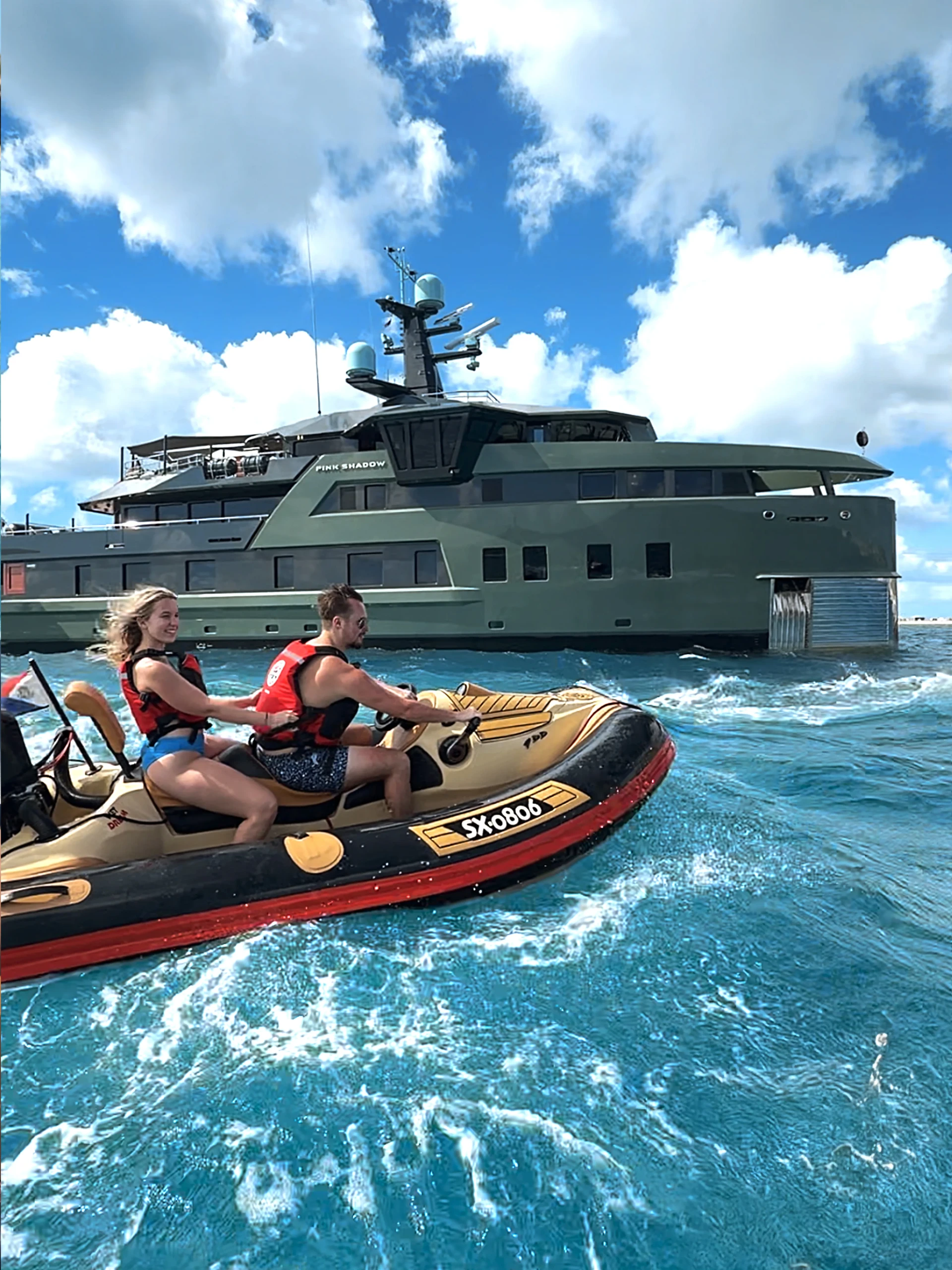 Yacht spotting with Yoho Pirates St. Maarten