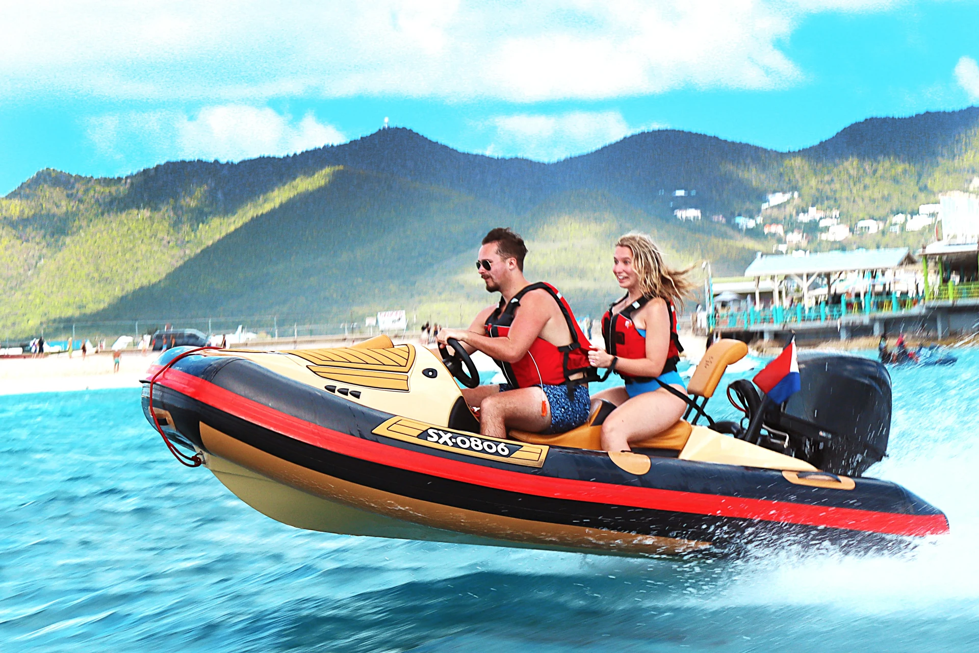 The Yoho Pirates speedboats are crazy fast