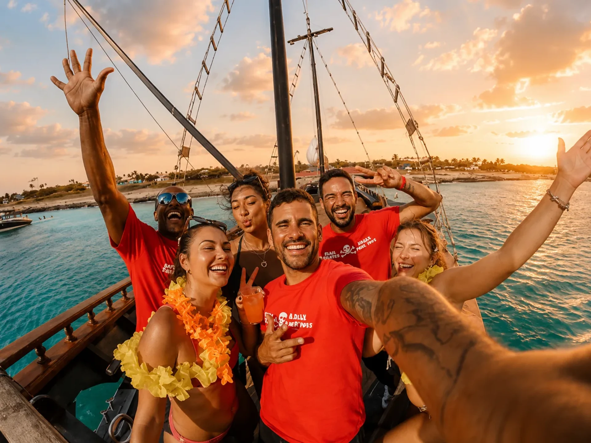 Jolly Pirates Sunset Dinner Cruise Aruba 2026
