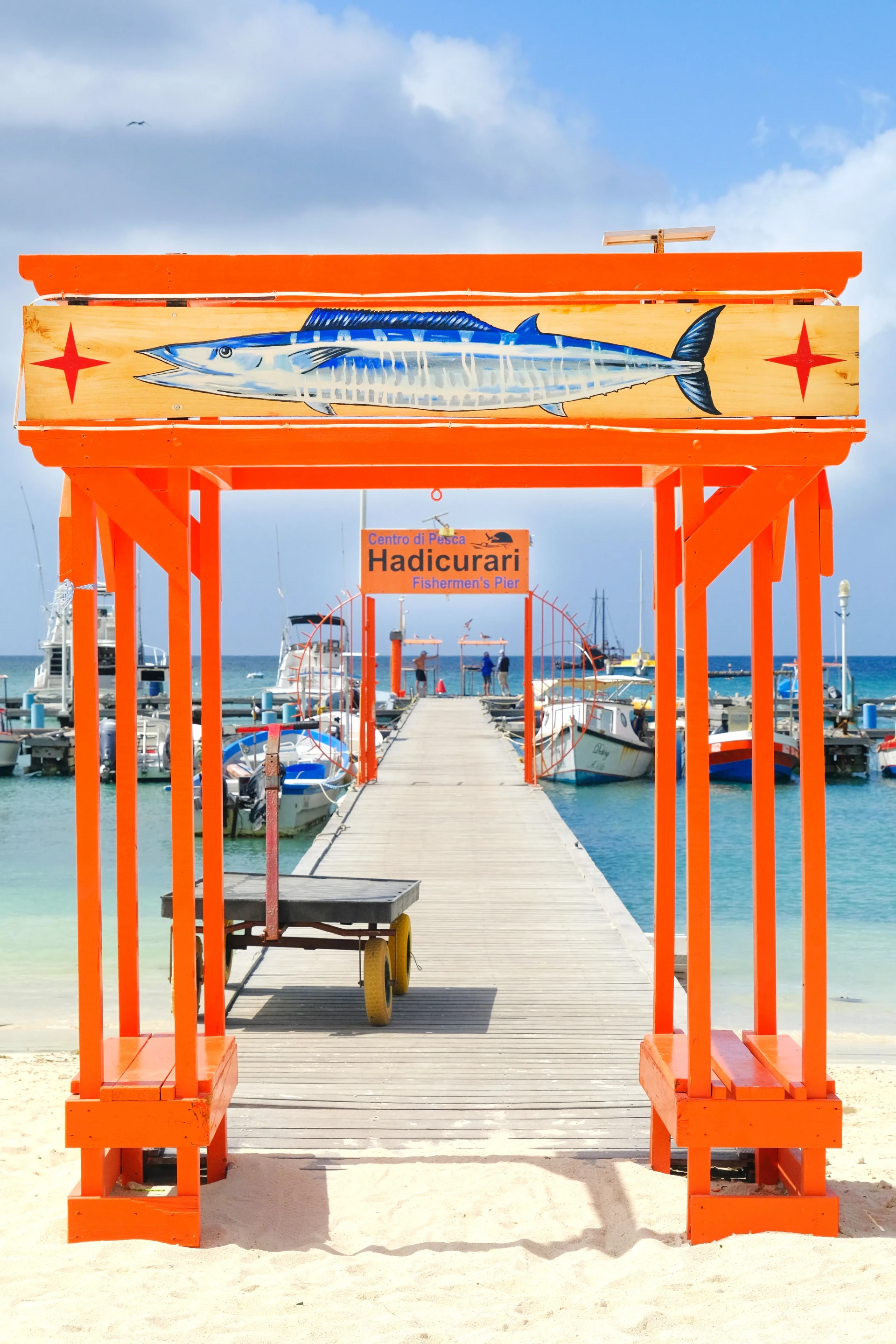 Hadicurari Pier at Palm Beach Aruba
