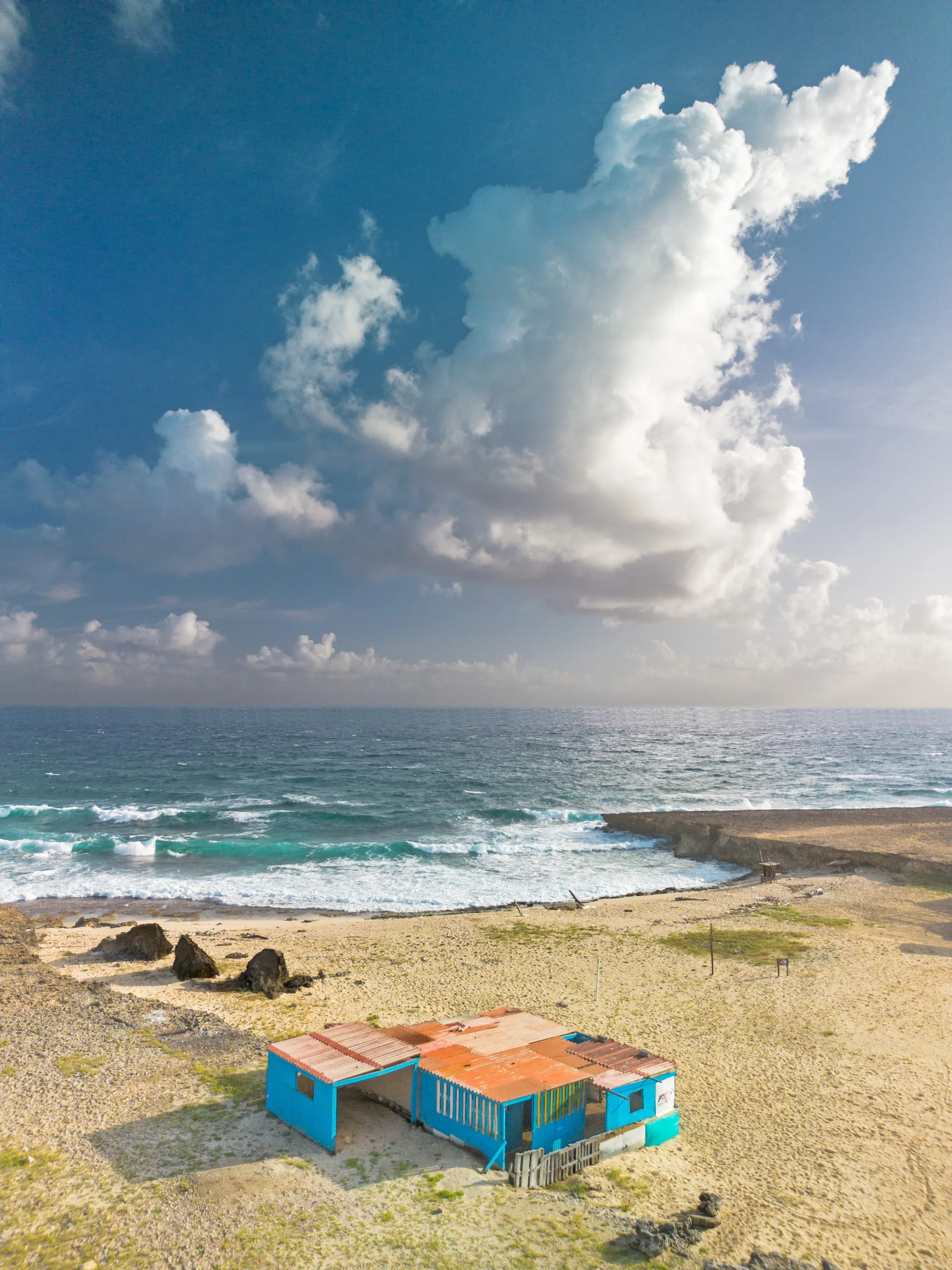 Ranchero Curason Beach Aruba drone photo