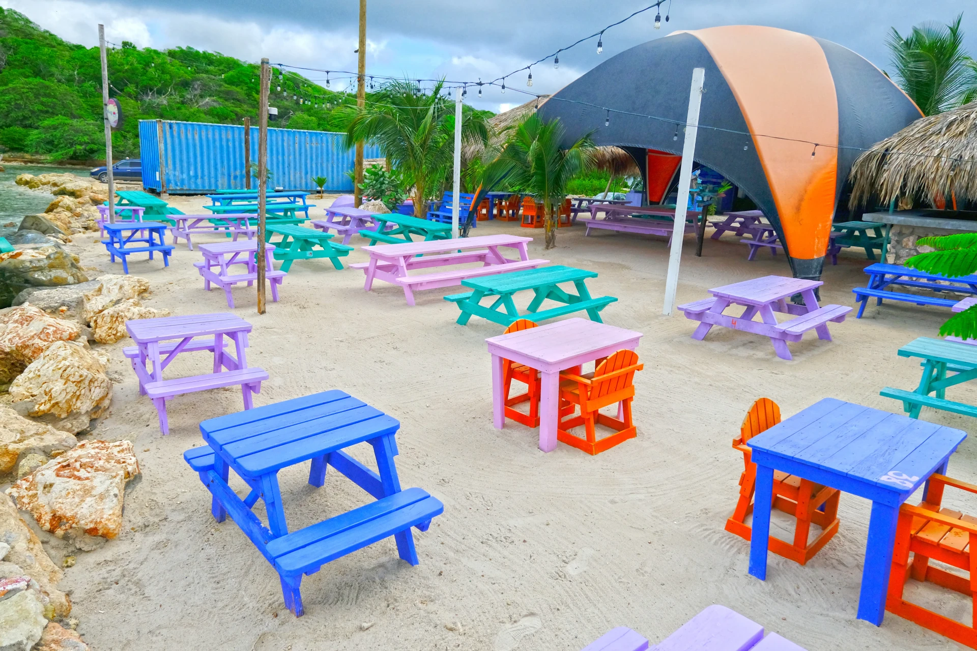 The Niffo Huts at Boka Sint Michiel Curacao