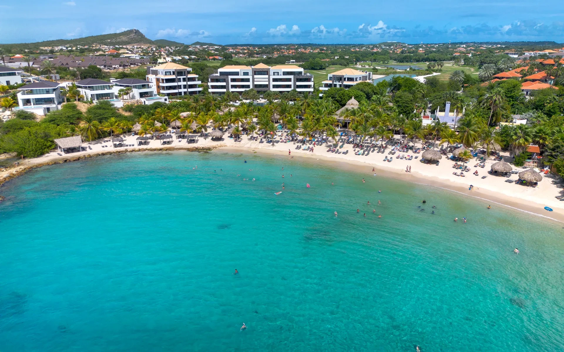 Blue Bay Beach in Curacao is an upscale place to hang out